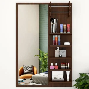 Beautiful Dressing Mirror In Walnut Finish