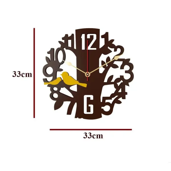 Brown Tree  with Yellow birds - Image 3