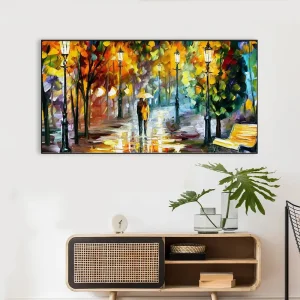Forest Scenery Panoramic Canvas Wall Painting