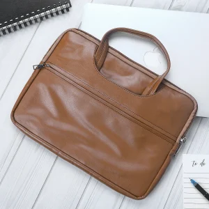Dapper Look Vegan Leather Laptop Bag