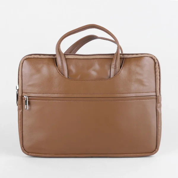 Dapper Look Vegan Leather Laptop Bag - Image 2