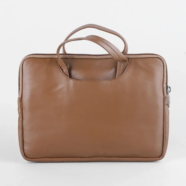 Dapper Look Vegan Leather Laptop Bag - Image 3