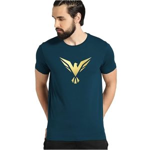 ADRO Men's Solid Regular Fit T-Shirt