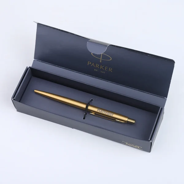 Parker Classic Stainless Steel Personalised Gold Ball Pen - Image 2