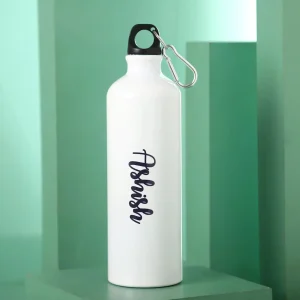 Personalised Name White Bottle